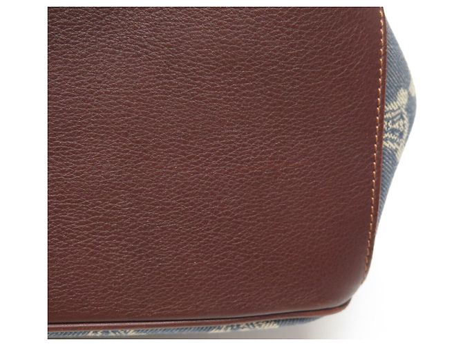 Céline VINTAGE CELINE BOGGIE HANDTASCHE AUS BLAUEM TRIOMPHE DENIM CANVAS - Ansicht 24