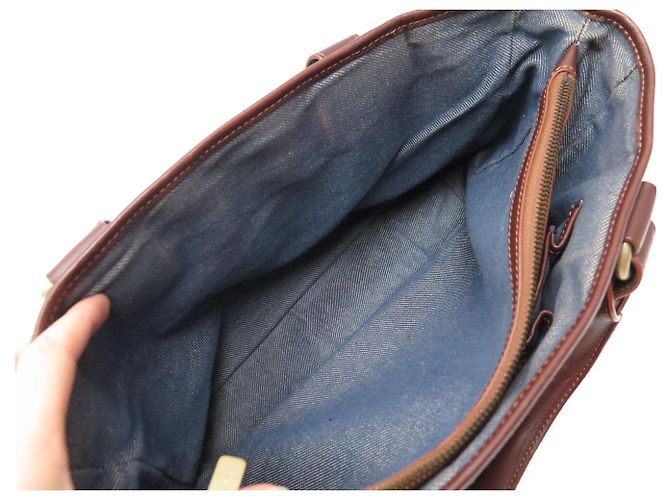 Céline VINTAGE CELINE BOGGIE HANDTASCHE AUS BLAUEM TRIOMPHE DENIM CANVAS - Ansicht 7