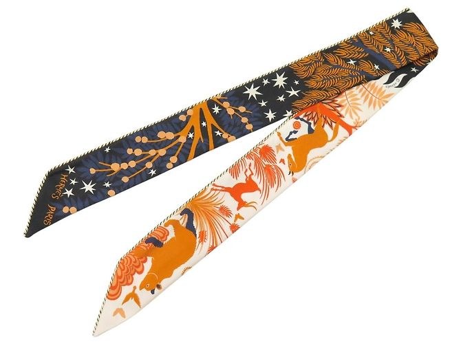 Hermès NEUER HERMES TWILLY SCHAL H853702S SOUS LE CHARME D'ORPHEE BAGUETTE SCARF - Ansicht 2