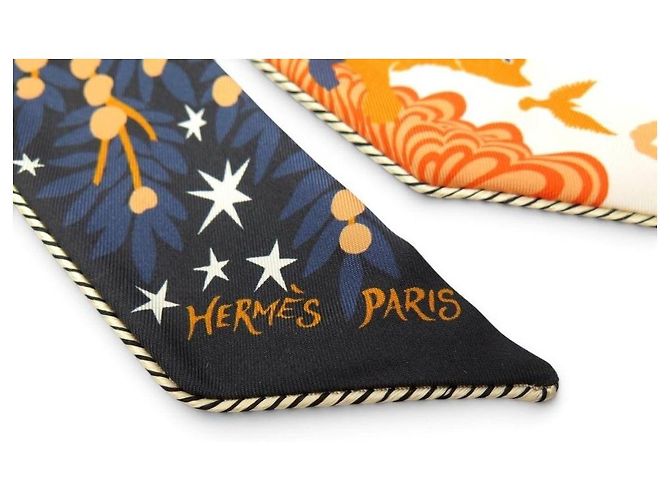 Hermès NEUER HERMES TWILLY SCHAL H853702S SOUS LE CHARME D'ORPHEE BAGUETTE SCARF - Ansicht 3