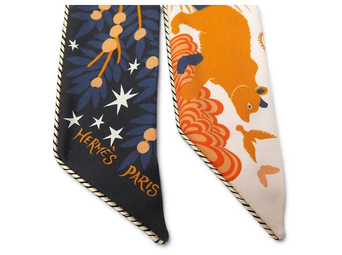 Hermès NEUER HERMES TWILLY SCHAL H853702S SOUS LE CHARME D'ORPHEE BAGUETTE SCARF - Ansicht 4