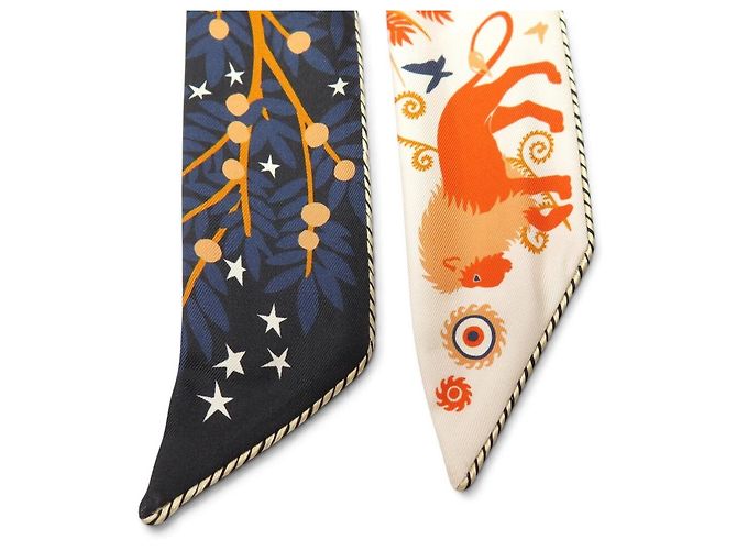 Hermès NEUER HERMES TWILLY SCHAL H853702S SOUS LE CHARME D'ORPHEE BAGUETTE SCARF - Ansicht 5