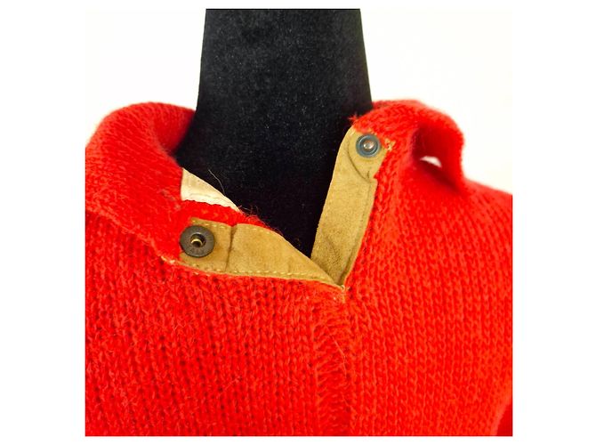 Iceberg Jean-Charles de Castelbajac Roter Alpaka Pullover - Ansicht 6