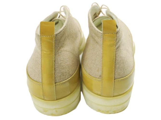 Autre Marque Botas Chukka em lã e couro envernizado NIT - vista 4