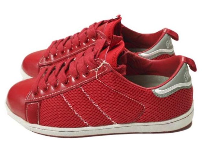 Autre Marque Terrem PUBLIC BEACH Leder-Mesh-Sneaker - Ansicht 2
