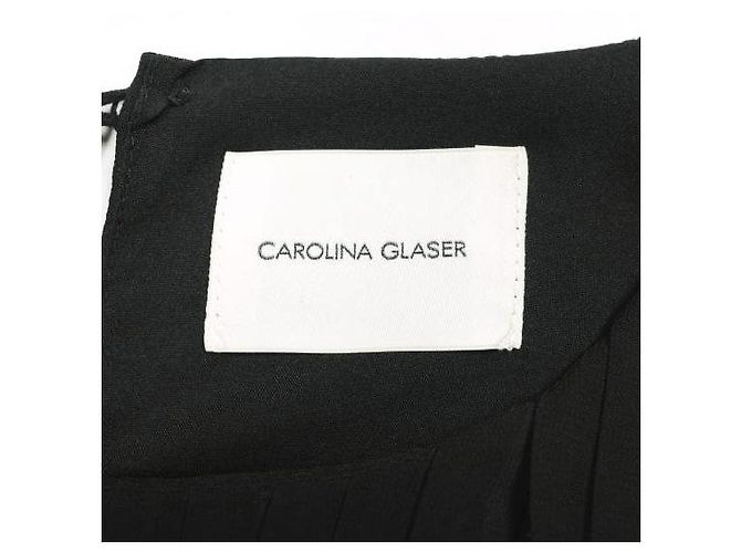 Autre Marque Carolina Glaser Chiffon Plisseekleid - Ansicht 5