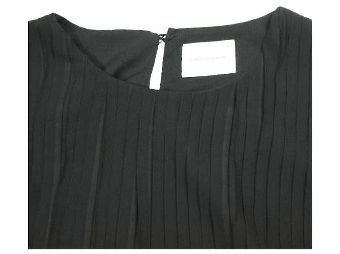 Autre Marque Carolina Glaser Chiffon Plisseekleid - Ansicht 6
