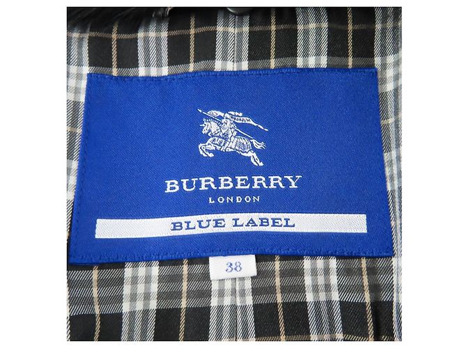 Abrigo Burberry Blue Label de lana, angora y zorro - vista 7