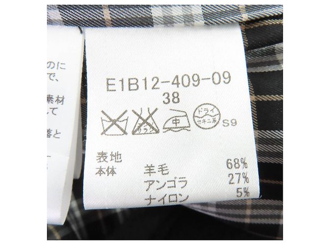 Abrigo Burberry Blue Label de lana, angora y zorro - vista 8