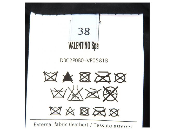 Valentino Lammlederjacke mit Rosenmotiv - Ansicht 9