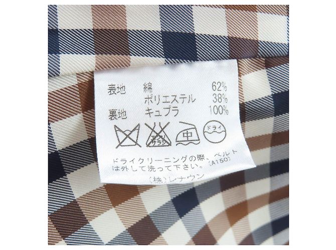 Gabardina Aquascutum de algodón y poliéster - vista 8