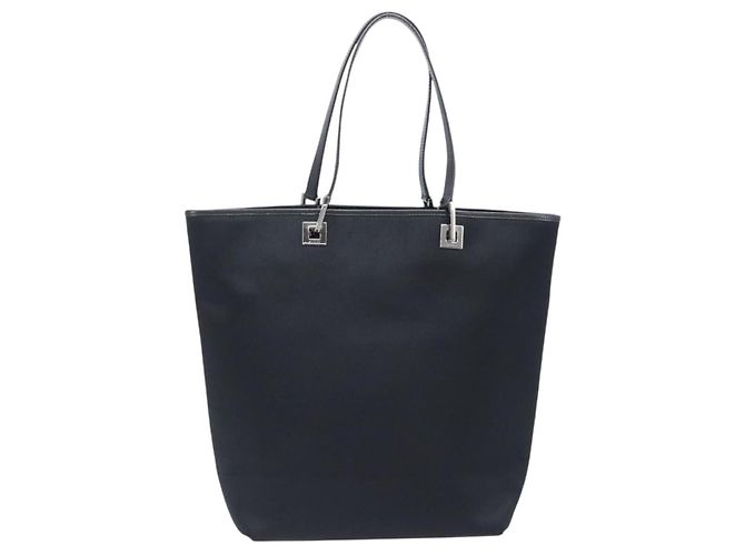 Borsa Tote GUCCI Nylon Nero Argento 002 1098 - vista 2