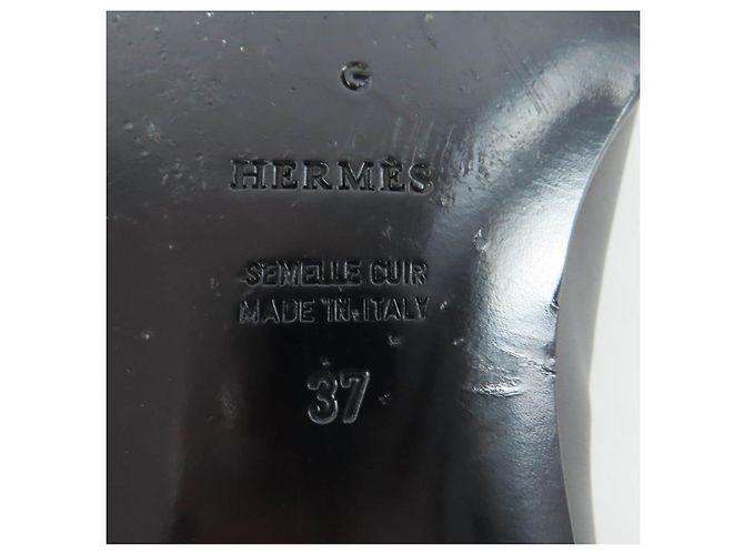 Mocassins en cuir Hermès Constance HMetal - vue 11