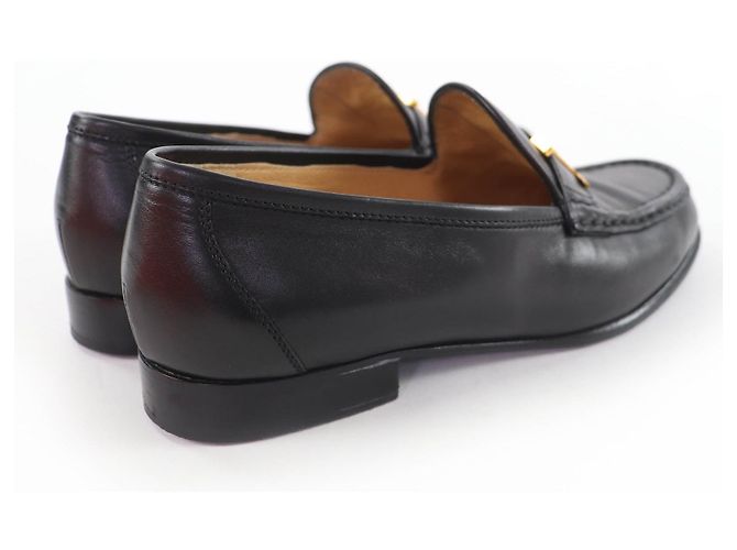 Mocassins en cuir Hermès Constance HMetal - vue 3