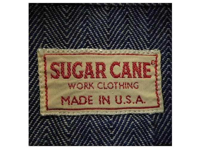 Autre Marque SUGAR CANE Hemd Navy Blau - Ansicht 4