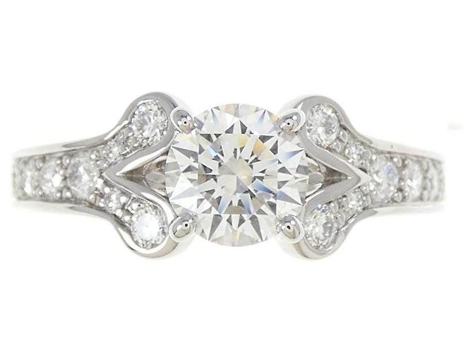 Cartier Ballerina Ring aus Platin Größe 9 - Ansicht 2