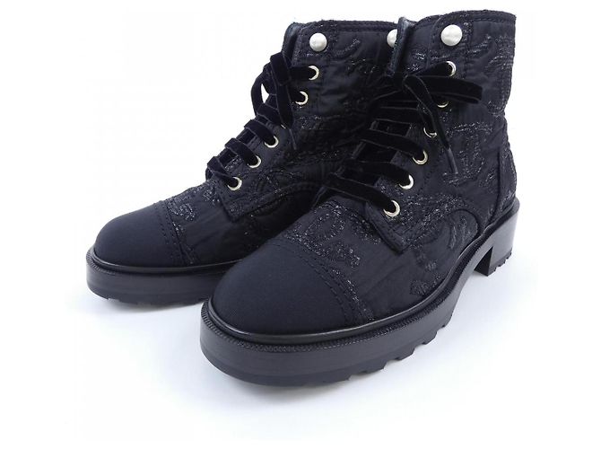 Chanel G35154Y55332 Tweed Grogram Boots - Ansicht 3