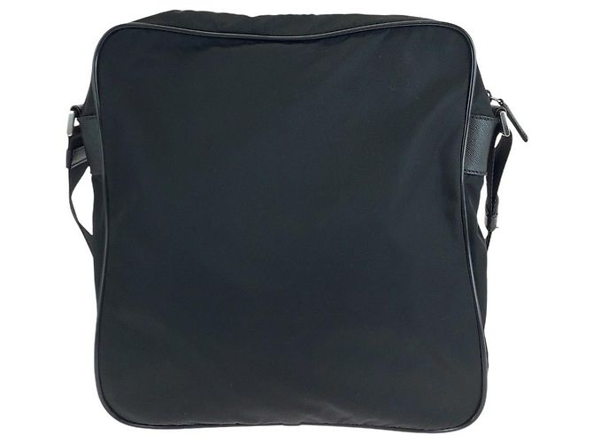 Sac à épaule PRADA en nylon Tessuto et cuir - vue 2