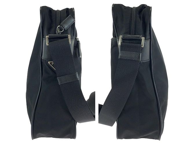Sac à épaule PRADA en nylon Tessuto et cuir - vue 8