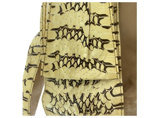 Prada Ribbon Leather Python 2way Bag - view 6