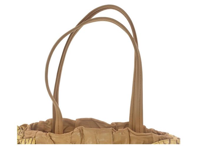 Prada Ribbon Leather Python 2way Bag - view 7