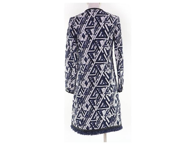 Louis Vuitton Monogram Leather Piping Coat - view 3