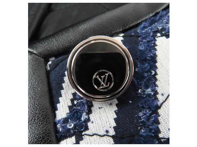 Louis Vuitton Monogram Leather Piping Coat - view 6