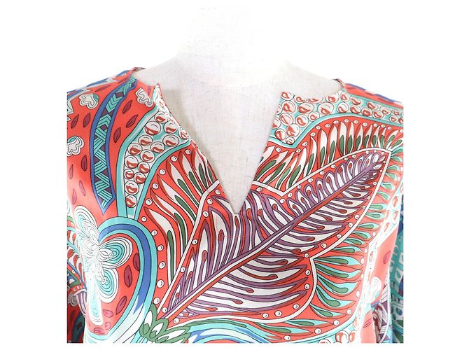 Camisa Hermès 34 de manga curta em seda - vista 5