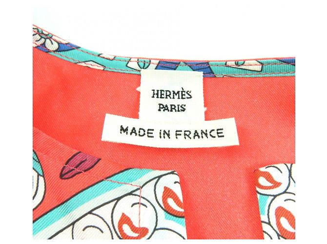 Camisa Hermès 34 de manga curta em seda - vista 6