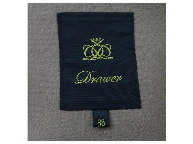Autre Marque Abrigo de lana y piel de zorro DRAWER - vista 7