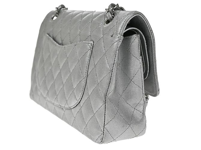 Chanel Classic Timeless Double Flap Pixel Effect Quilted Calfskin Medium - Ansicht 4