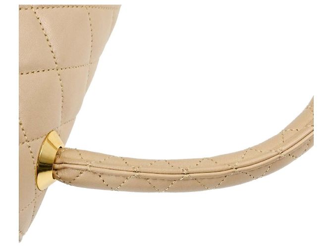 Chanel CC Top Handle Flap Quilted Lambskin Mini - vista 6