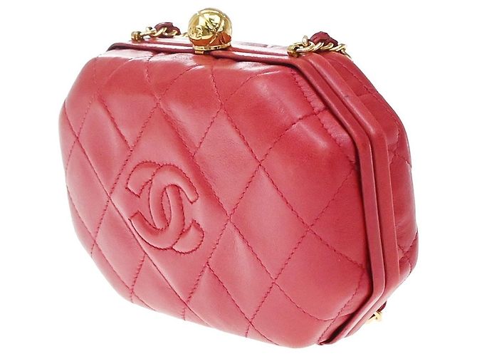 Chanel Vintage Chain Frame Quilted Lambskin Small - Ansicht 3