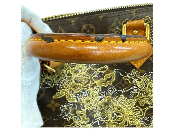 Louis Vuitton Monogram Dentelle Argent Speedy 30 Handtasche - Ansicht 15