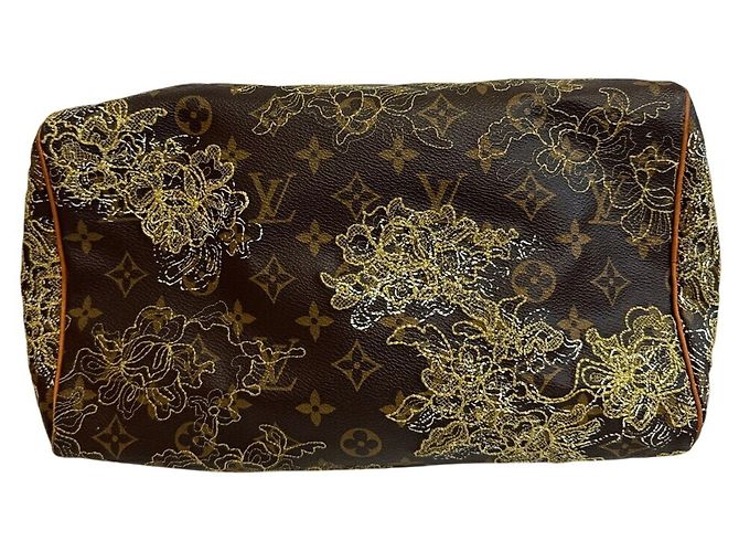 Louis Vuitton Monogram Dentelle Argent Speedy 30 Handtasche - Ansicht 7