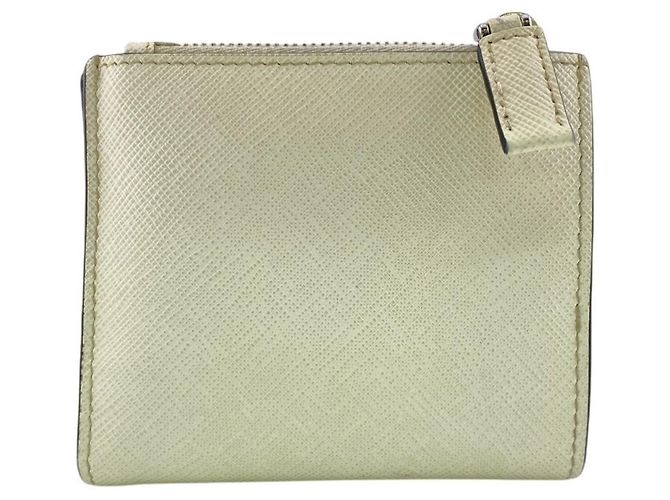 Carteira bi-fold em couro Prada 2ML049 com placa Triangle - vista 2