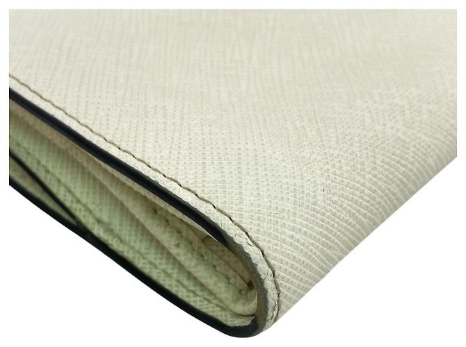 Carteira bi-fold em couro Prada 2ML049 com placa Triangle - vista 3