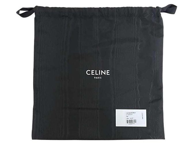 Borsa Boston Céline Marrone in Pelle e PVC - vista 10