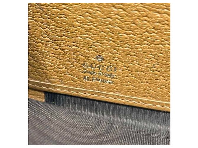Gucci Long Wallet in Beige Leather - view 5