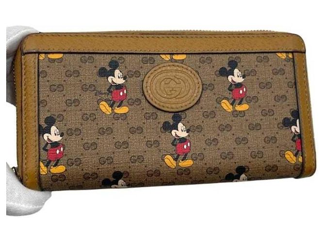 Gucci Long Wallet in Beige Leather - view 9