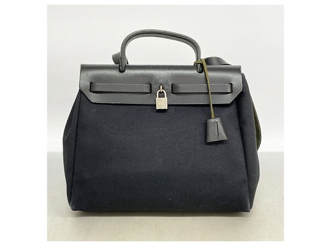 Hermès Hermes Herbag PM Toile Officier Handtasche - Ansicht 15