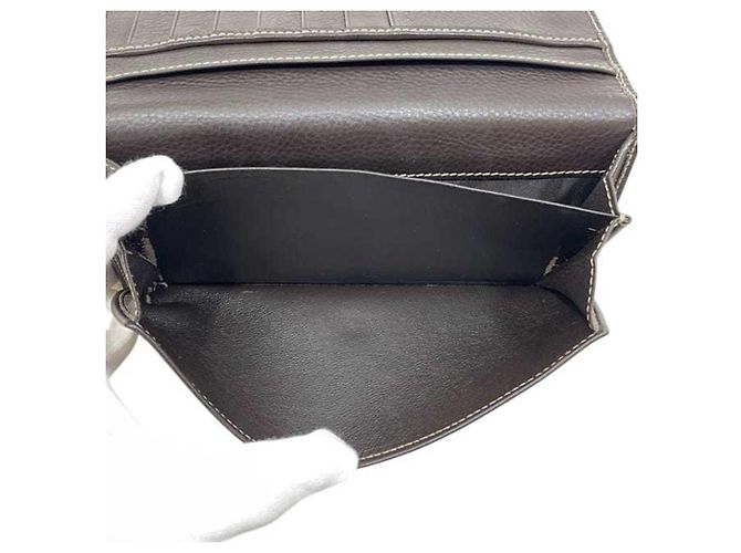 Gucci Beige and Brown Bi-Fold Long Wallet - Ansicht 3