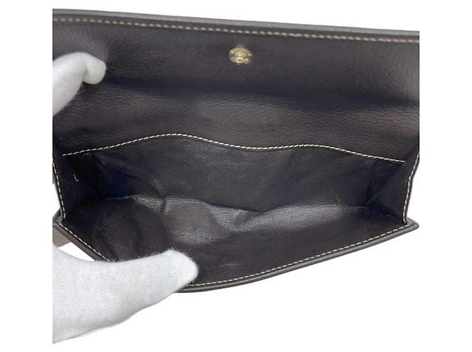 Gucci Beige and Brown Bi-Fold Long Wallet - Ansicht 4