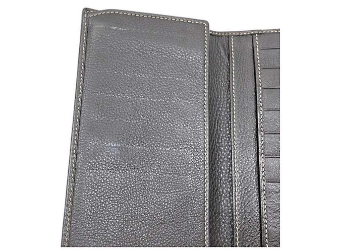 Gucci Beige and Brown Bi-Fold Long Wallet - Ansicht 7