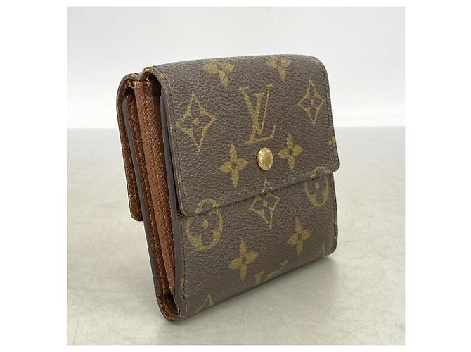 Carteira Louis Vuitton castanha tri-fold - vista 2
