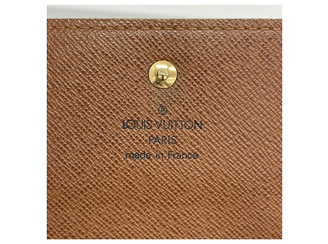 Carteira Louis Vuitton castanha tri-fold - vista 4