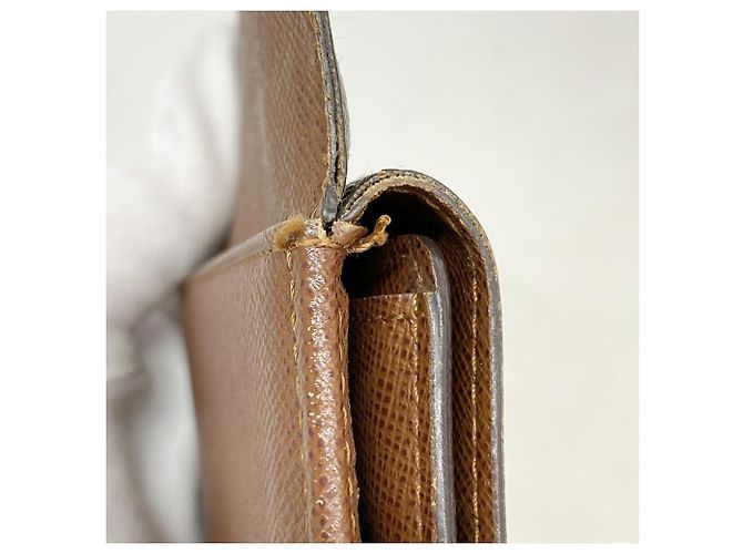 Carteira Louis Vuitton castanha tri-fold - vista 7