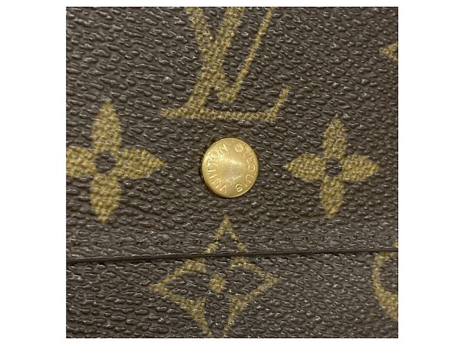 Carteira Louis Vuitton castanha tri-fold - vista 8