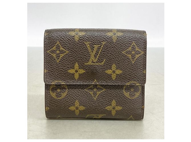 Carteira Louis Vuitton castanha tri-fold - vista 9