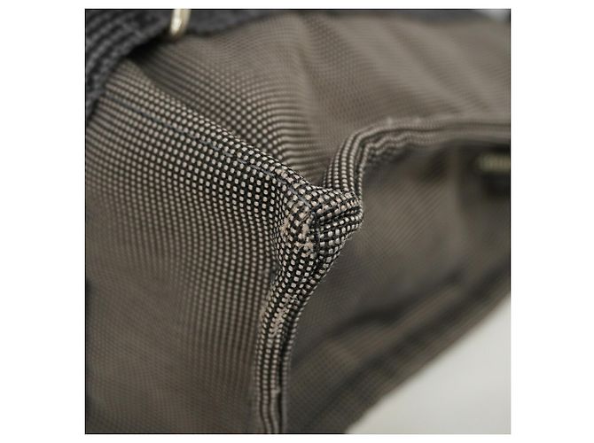 Hermès Mochila de nailon gris para mujer Hermes - vista 6